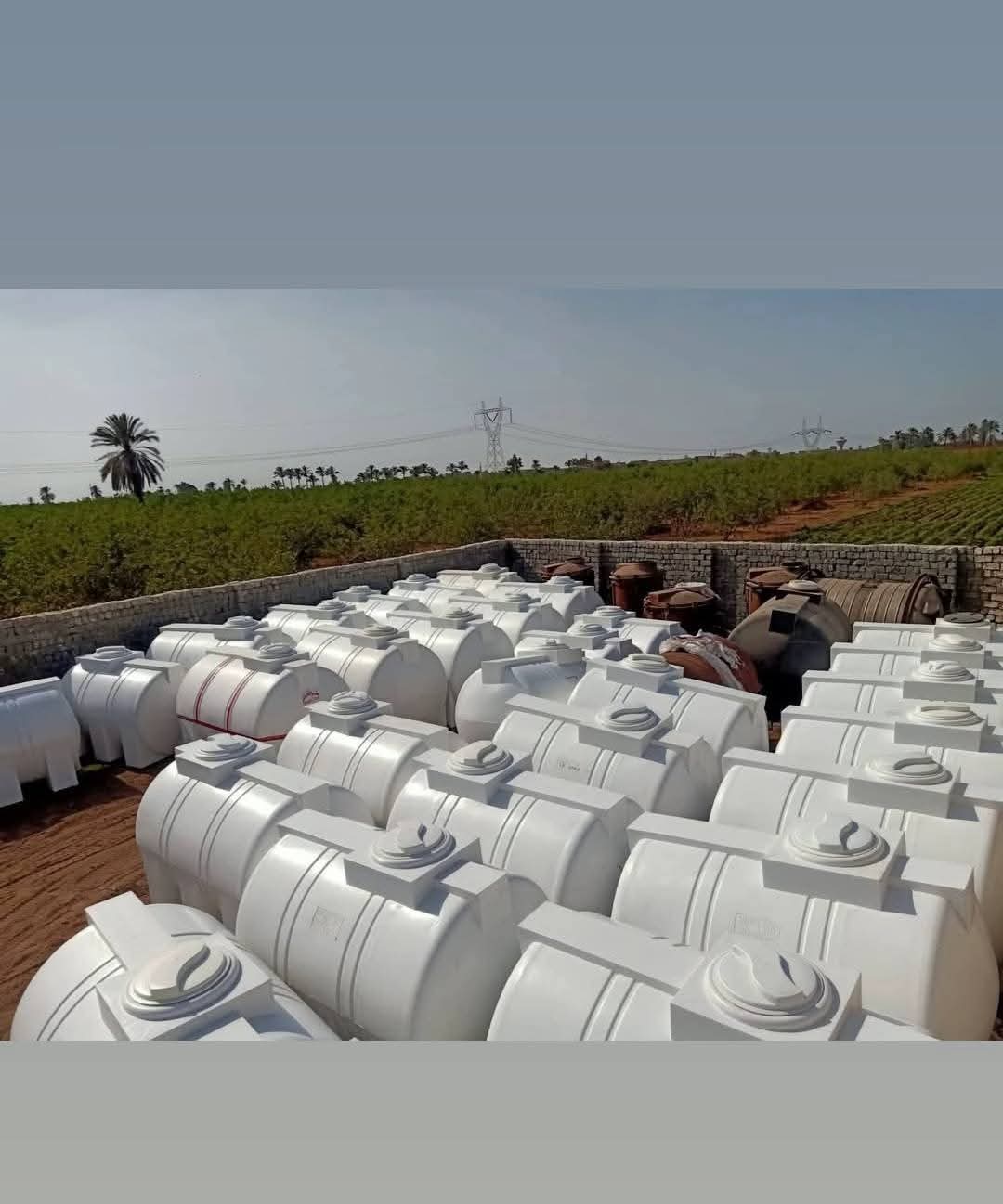 خزان مياه أفقي