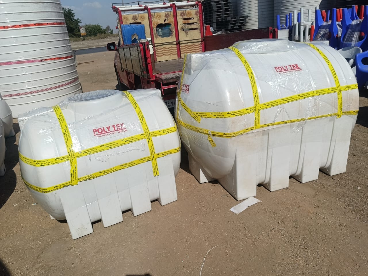 خزان مياه أفقي