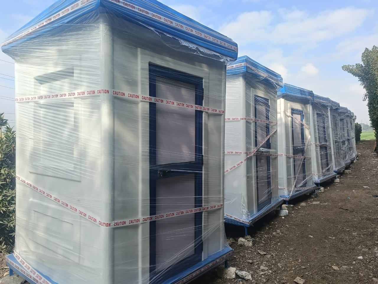 كشك حراسة / حمام متنقل