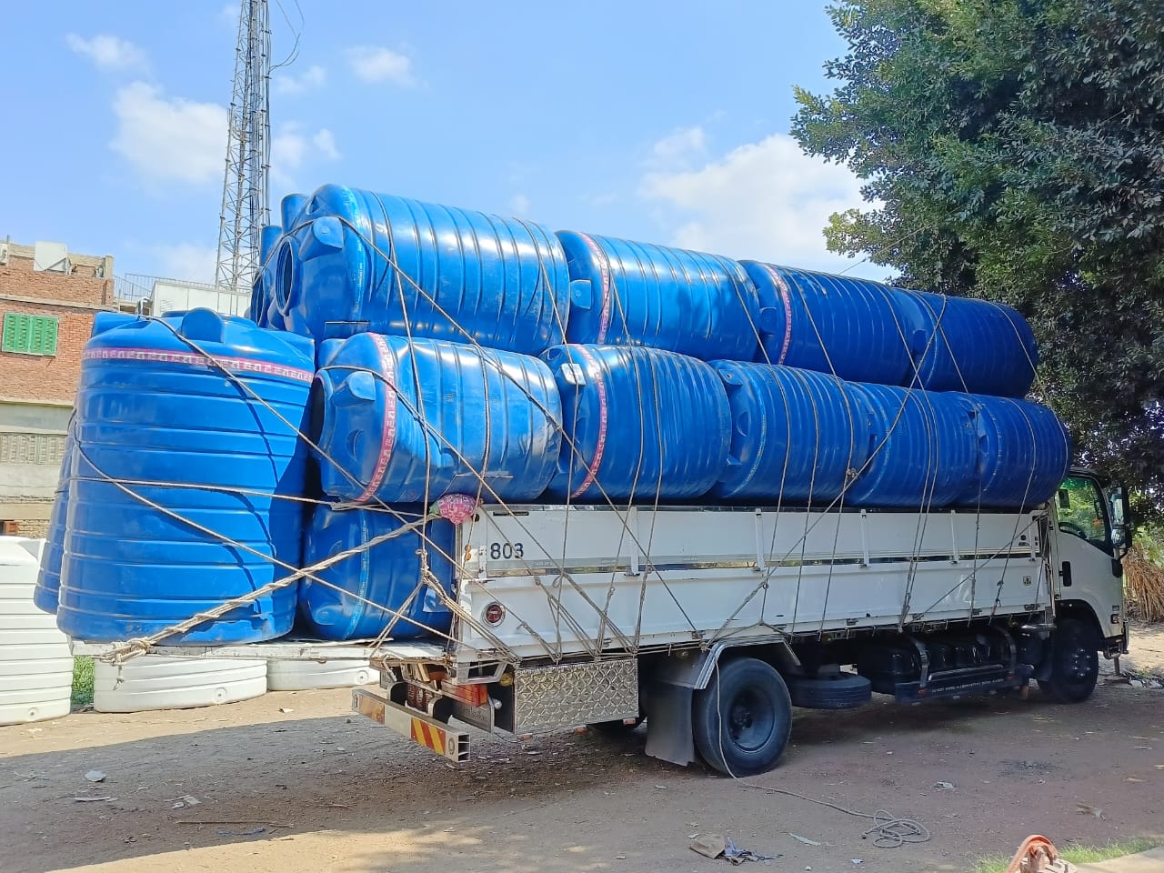 خزان مياه رأسي